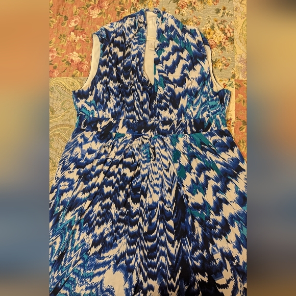 Chico's vneck sleeveless maxi dress size Large 12 - Picture 6 of 9